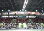 Lautan Merah Membanjuti Arena, Suporter Timnas Futsal Siap Dukung Indonesia di Final